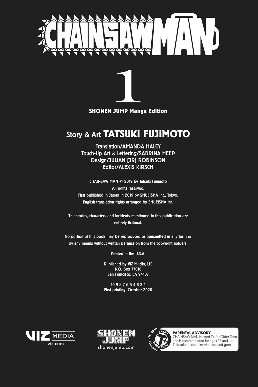 Chainsaw Man Manga Chapter 1 page 3 - Dog & Chainsaw