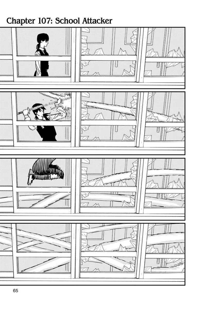 Chainsaw Man Manga Chapter 107 page 1 - School Attacker