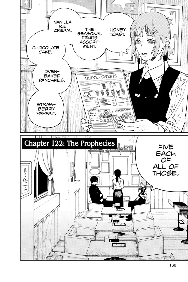 Chainsaw Man Manga Chapter 122 page 1 - The Prophecies