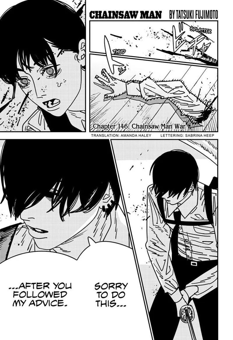Chainsaw Man Manga Chapter 146 page 1 - Chainsaw Man War