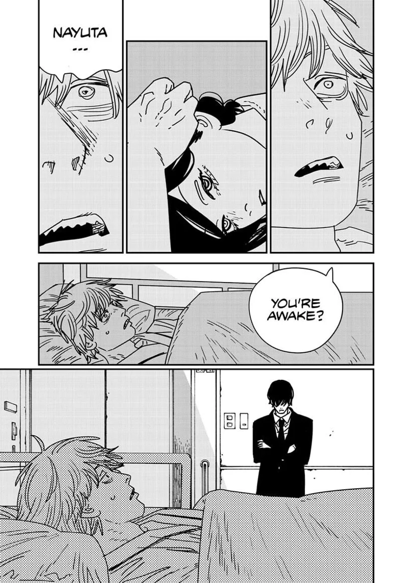 Chainsaw Man Manga Chapter 156 page 2 - Whup Whup Whup Whup Bzzz Split Split