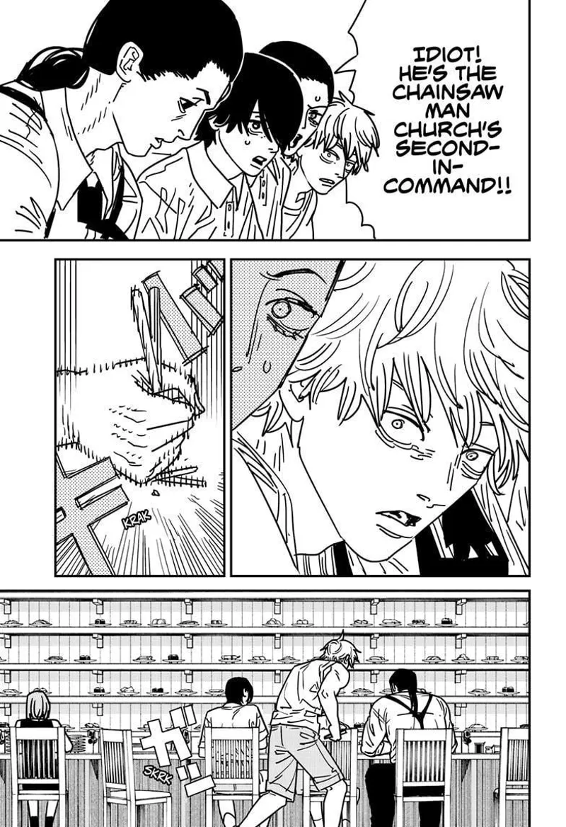 Chainsaw Man Manga Chapter 169 page 11 - Hands and Adaptation
