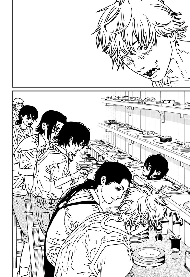 Chainsaw Man Manga Chapter 170 page 14 - How to Eat Sushi