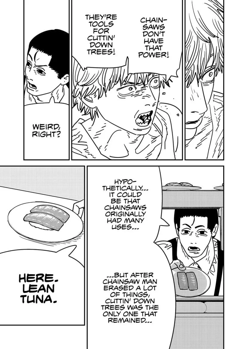 Chainsaw Man Manga Chapter 170 page 7 - How to Eat Sushi