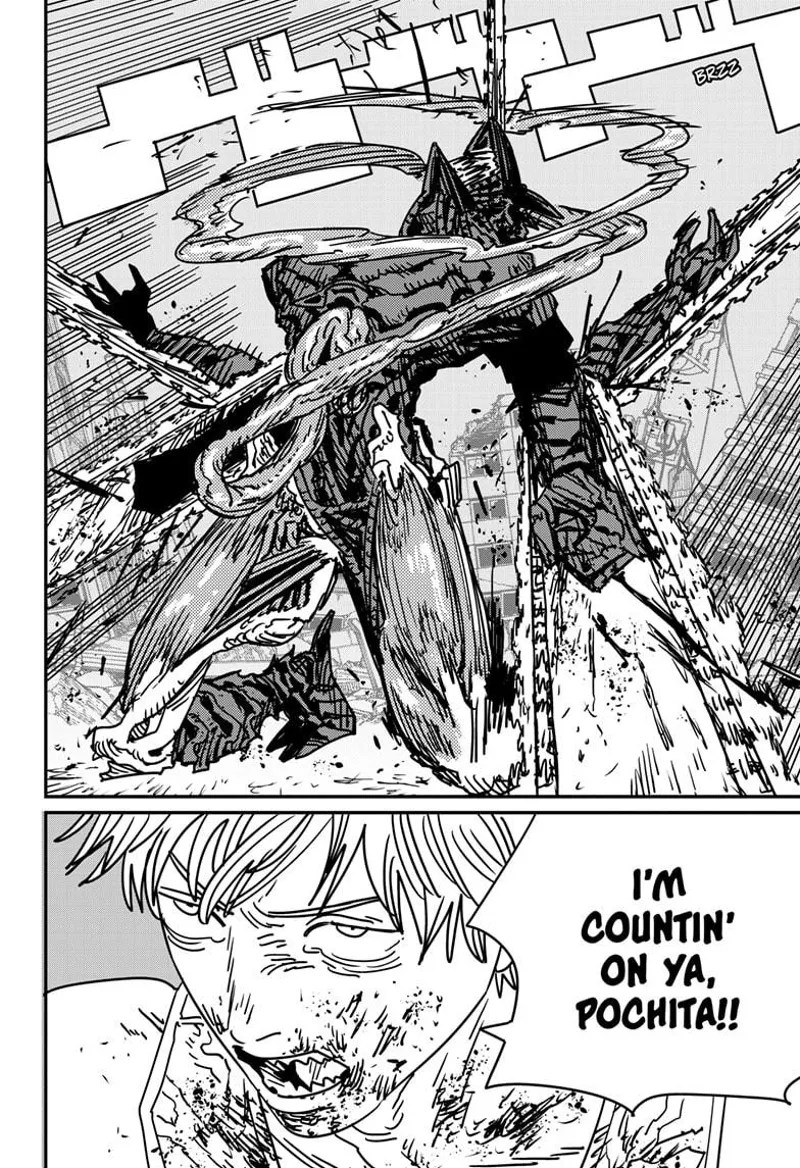 Chainsaw Man Manga Chapter 185 page 13 - Stomach in Another World