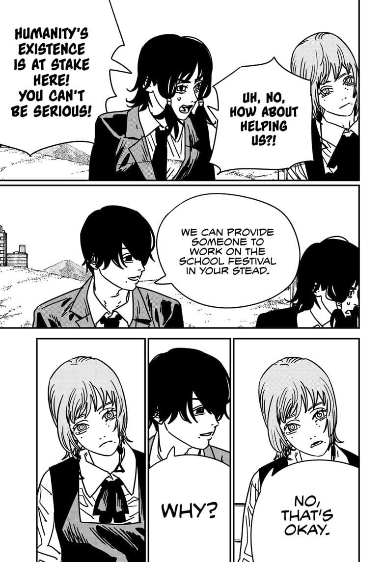 Chainsaw Man Manga Chapter 194 page 9 - Fun School Festival