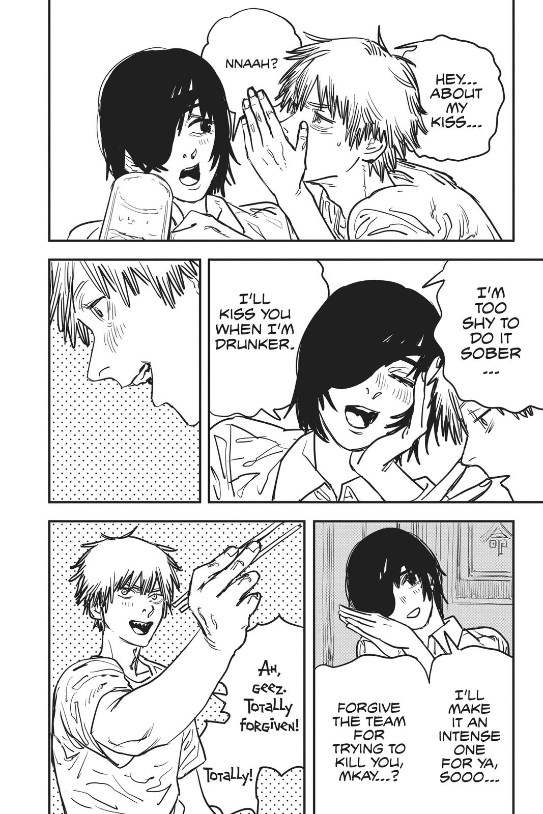 Chainsaw Man Manga Chapter 20 page 11 - Drinking