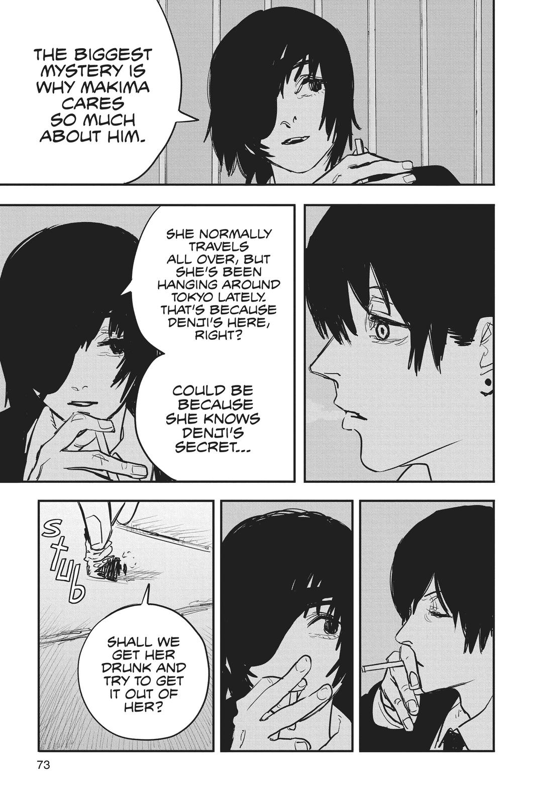 Chainsaw Man Manga Chapter 20 page 7 - Drinking