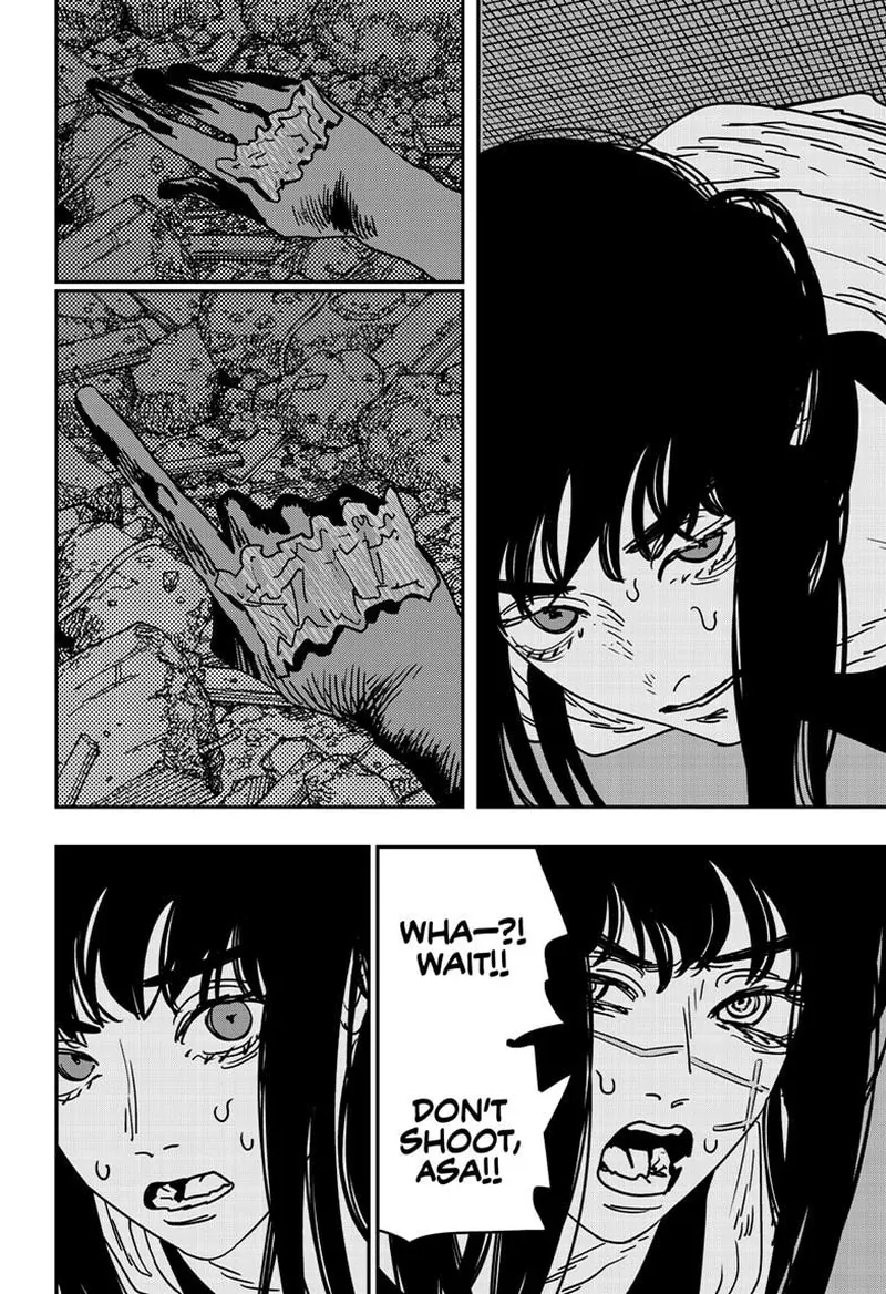 Chainsaw Man Manga Chapter 206 page 11 - Chest, Woman, Apology