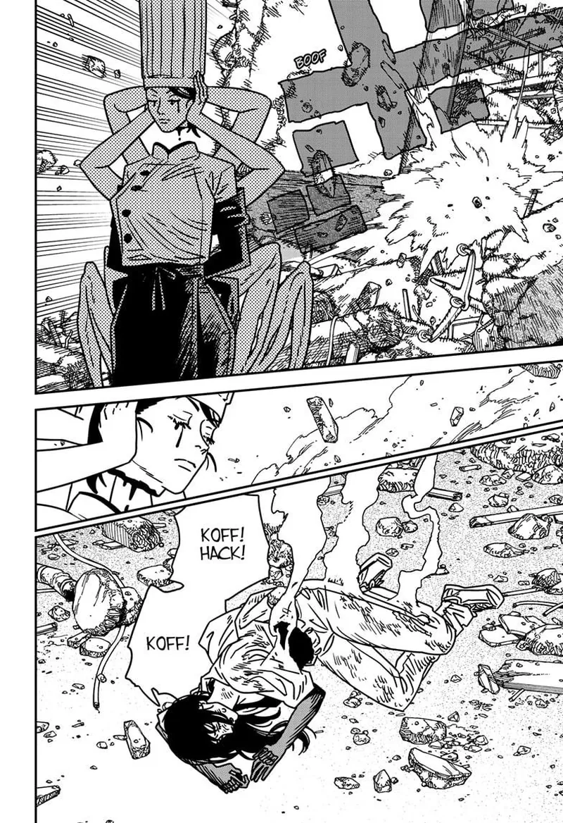 Chainsaw Man Manga Chapter 206 page 13 - Chest, Woman, Apology