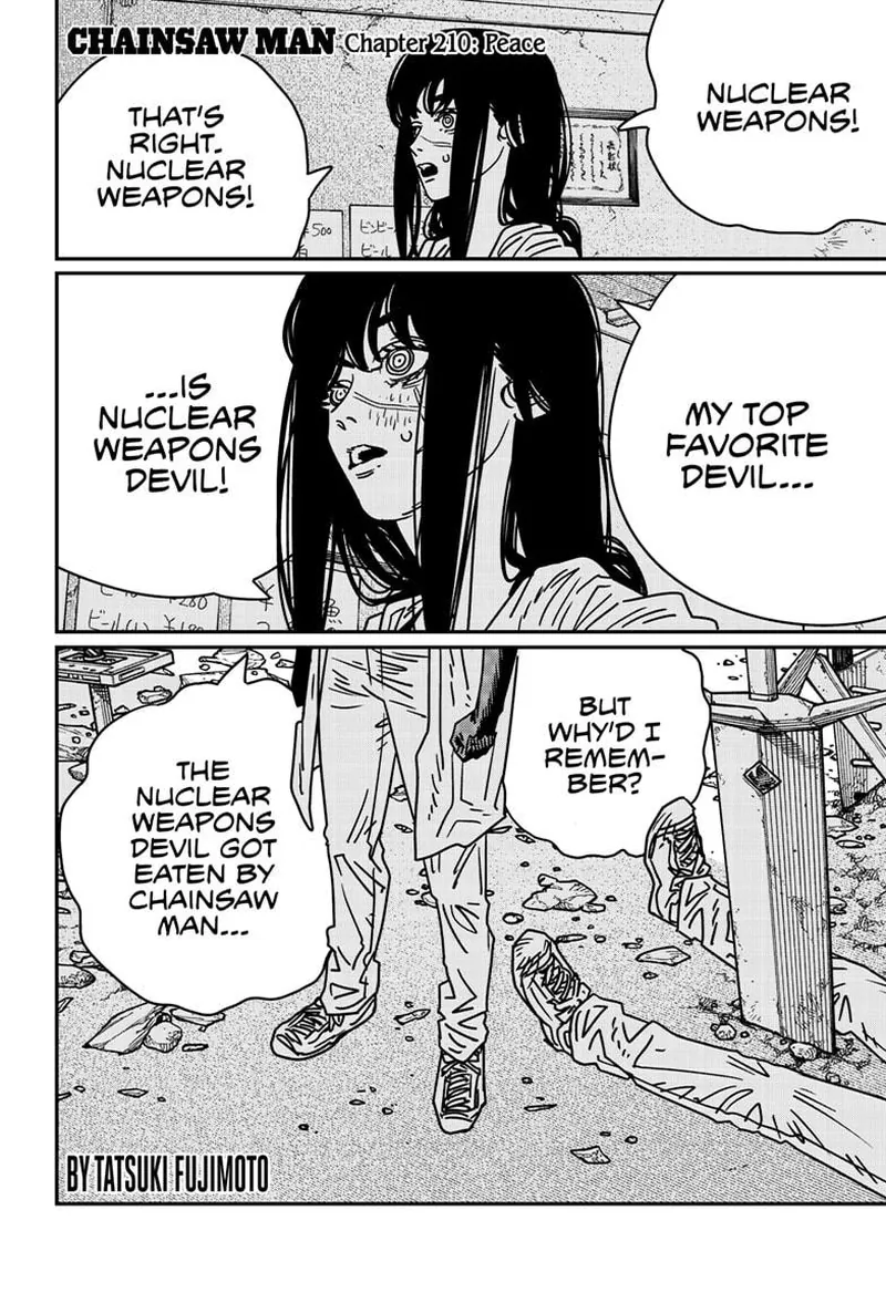 Chainsaw Man Manga Chapter 210 page 1 - Peace