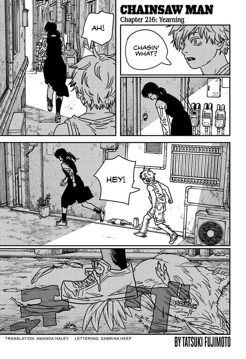 Chainsaw Man Manga Chapter 216 page 1 - Yearning