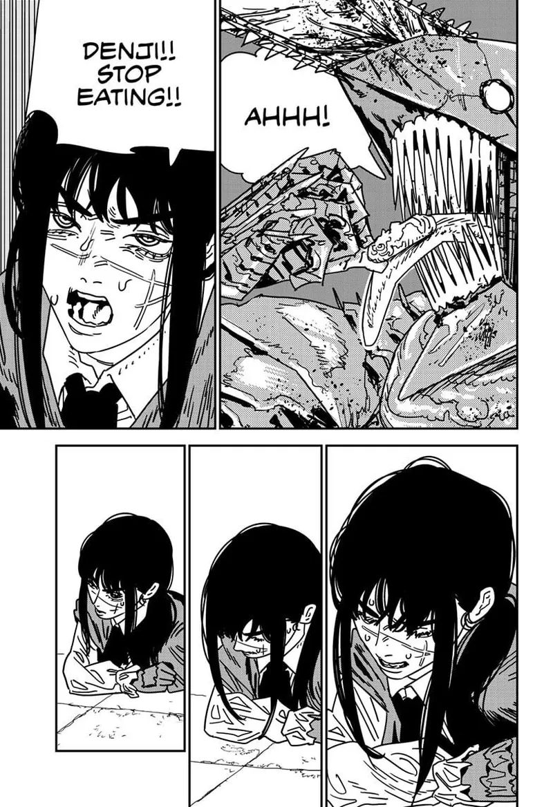 Chainsaw Man Manga Chapter 225 page 2 - Barf, Motorcycle, Hell