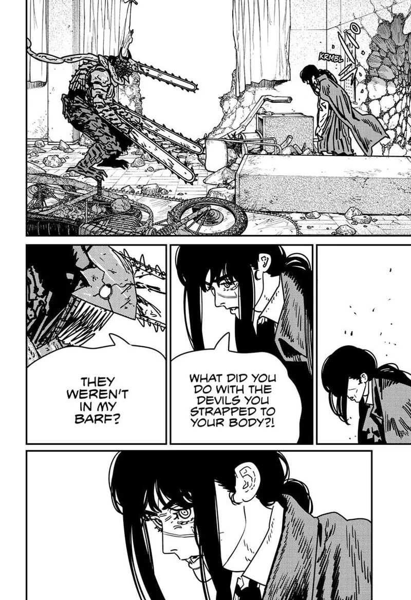 Chainsaw Man Manga Chapter 225 page 9 - Barf, Motorcycle, Hell