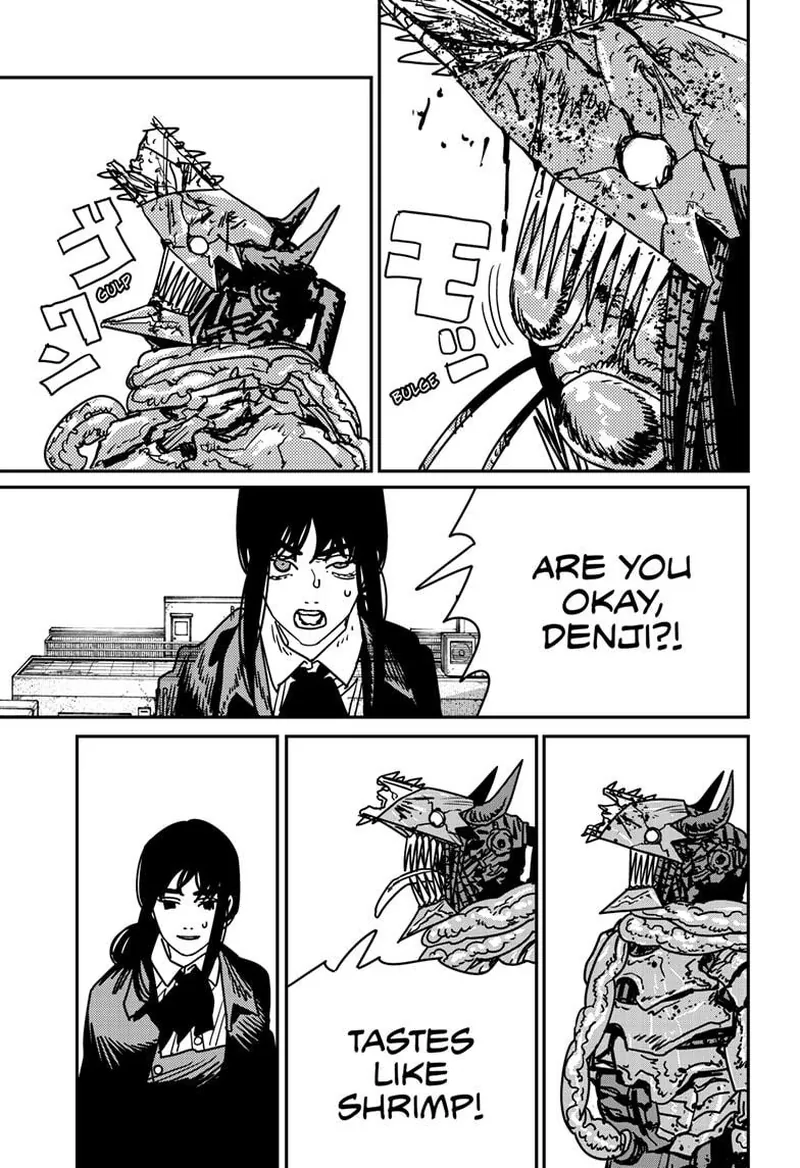 Chainsaw Man Manga Chapter 227 page 11 - The Taste of Shrimp and Blood