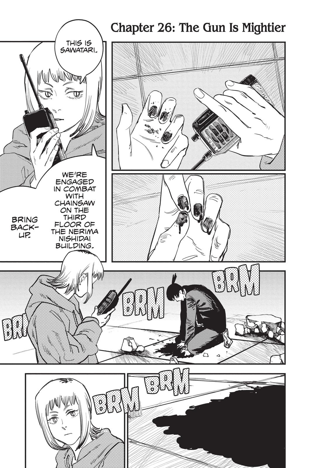 Chainsaw Man Manga Chapter 26 page 8 - The Gun is Mightier