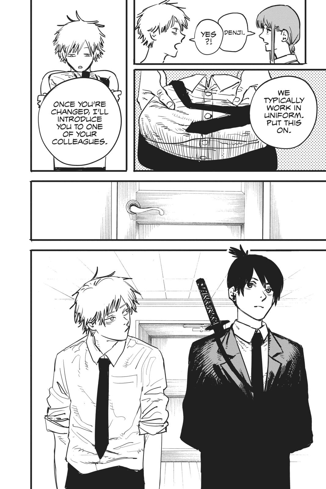 Chainsaw Man Manga Chapter 3 page 4 - Arrival in Tokyo