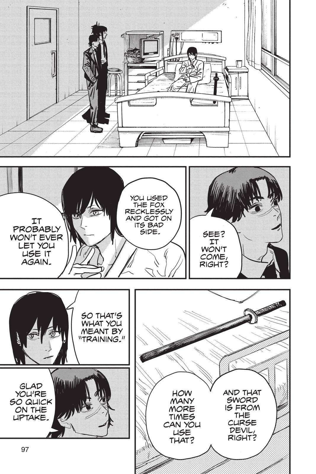 Chainsaw Man Manga Chapter 30 page 9 - Bruised & Battered