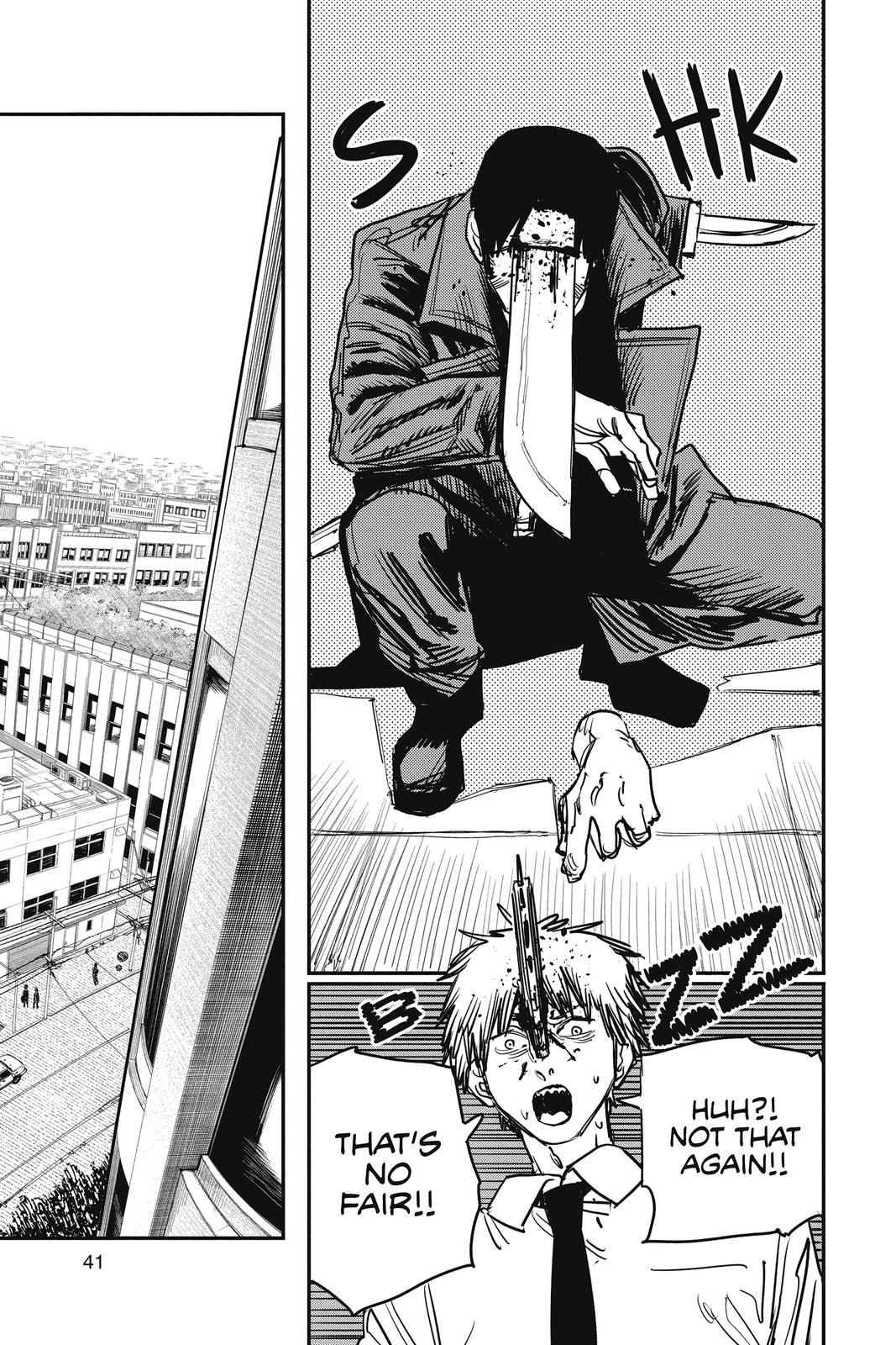 Chainsaw Man Manga Chapter 36 page 15 - Katana vs. Chainsaw