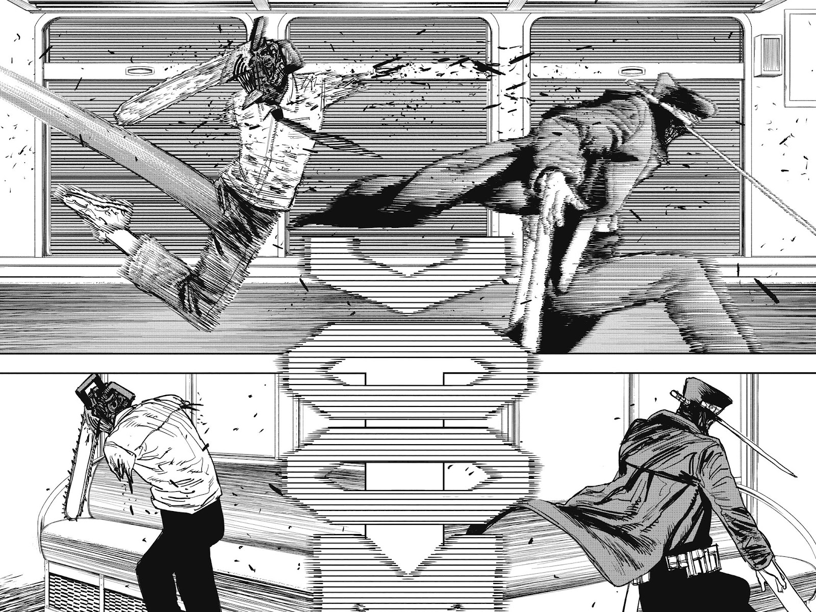 Chainsaw Man Manga Chapter 37 page 11 - Train, Head, Chainsaw