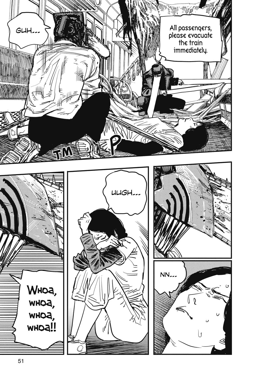 Chainsaw Man Manga Chapter 37 page 5 - Train, Head, Chainsaw
