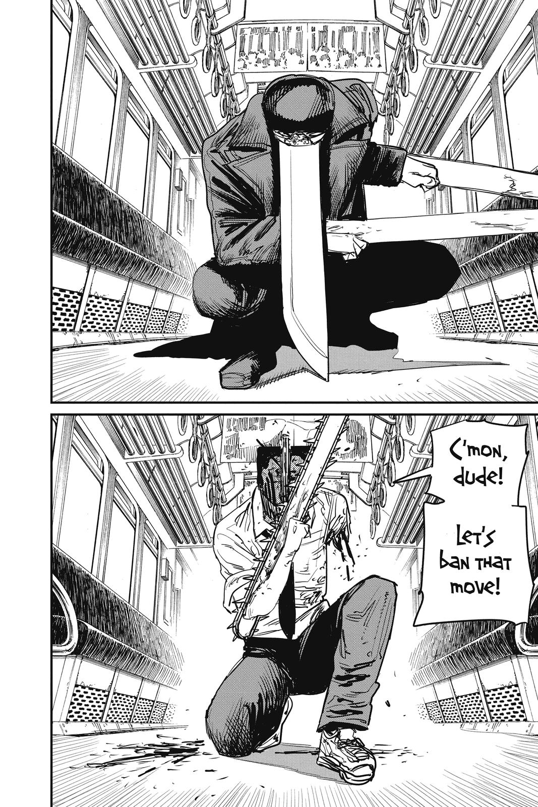 Chainsaw Man Manga Chapter 37 page 7 - Train, Head, Chainsaw