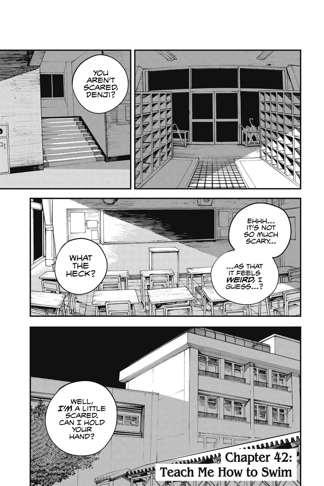 Chainsaw Man Manga Chapter 42 page 1 - Teach Me How To Swim
