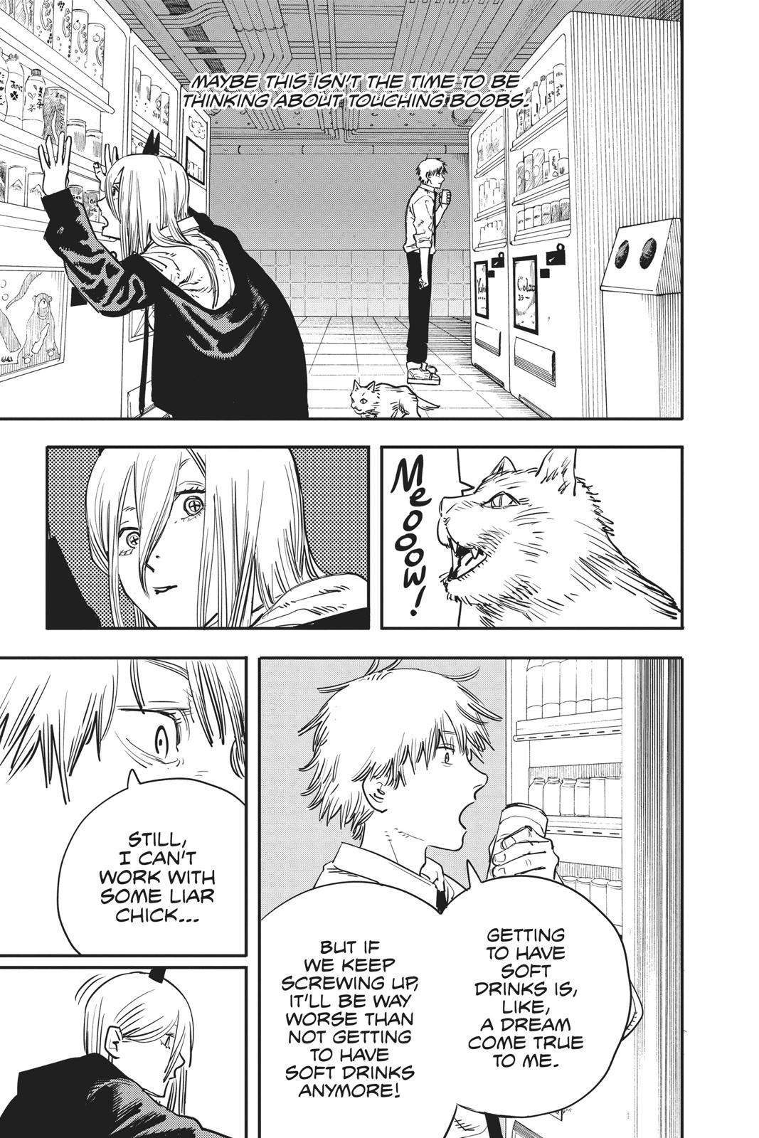 Chainsaw Man Manga Chapter 5 page 15 - A Way to Touch Some Boobs