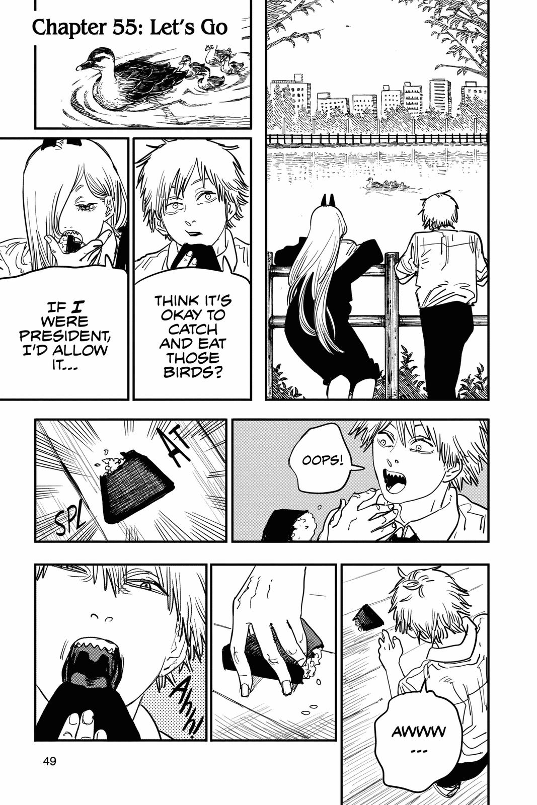 Chainsaw Man Manga Chapter 55 page 1 - Let's go