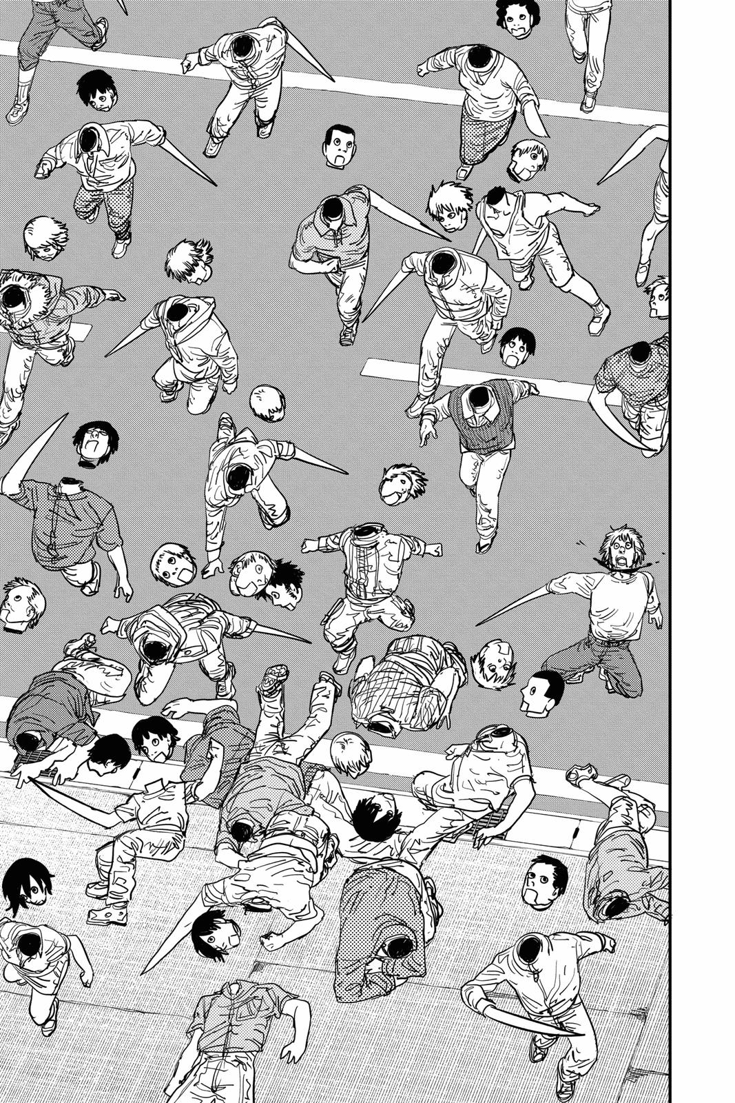 Chainsaw Man Manga Chapter 60 page 15 - Quanxi and Fiends' 49-Person Massacre