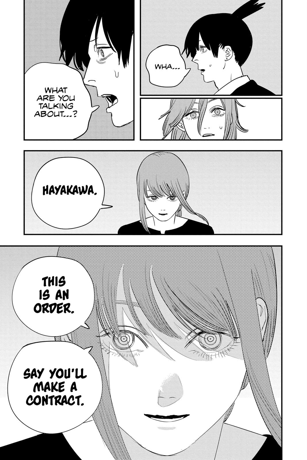 Chainsaw Man Manga Chapter 74 page 13 - What the Waves Say