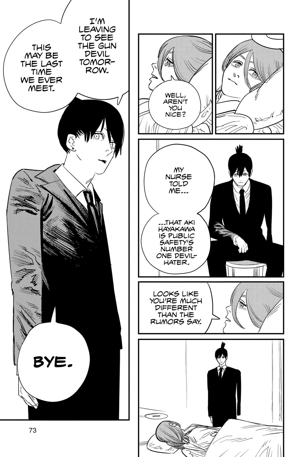 Chainsaw Man Manga Chapter 74 page 3 - What the Waves Say