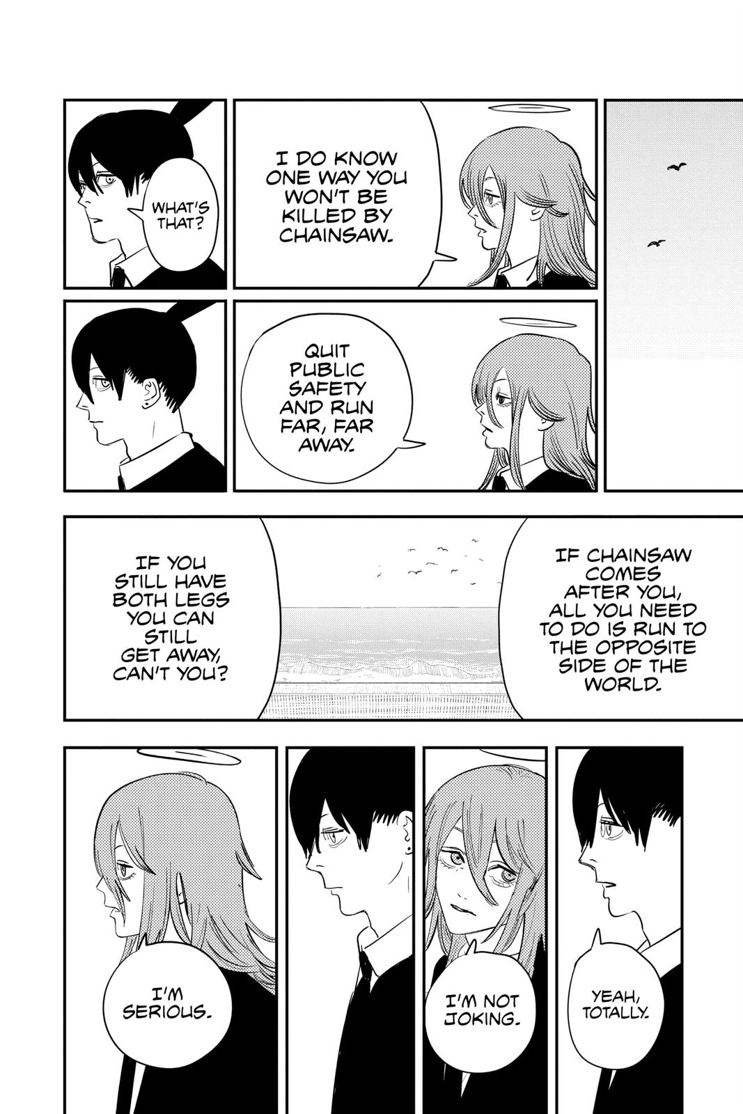 Chainsaw Man Manga Chapter 74 page 6 - What the Waves Say