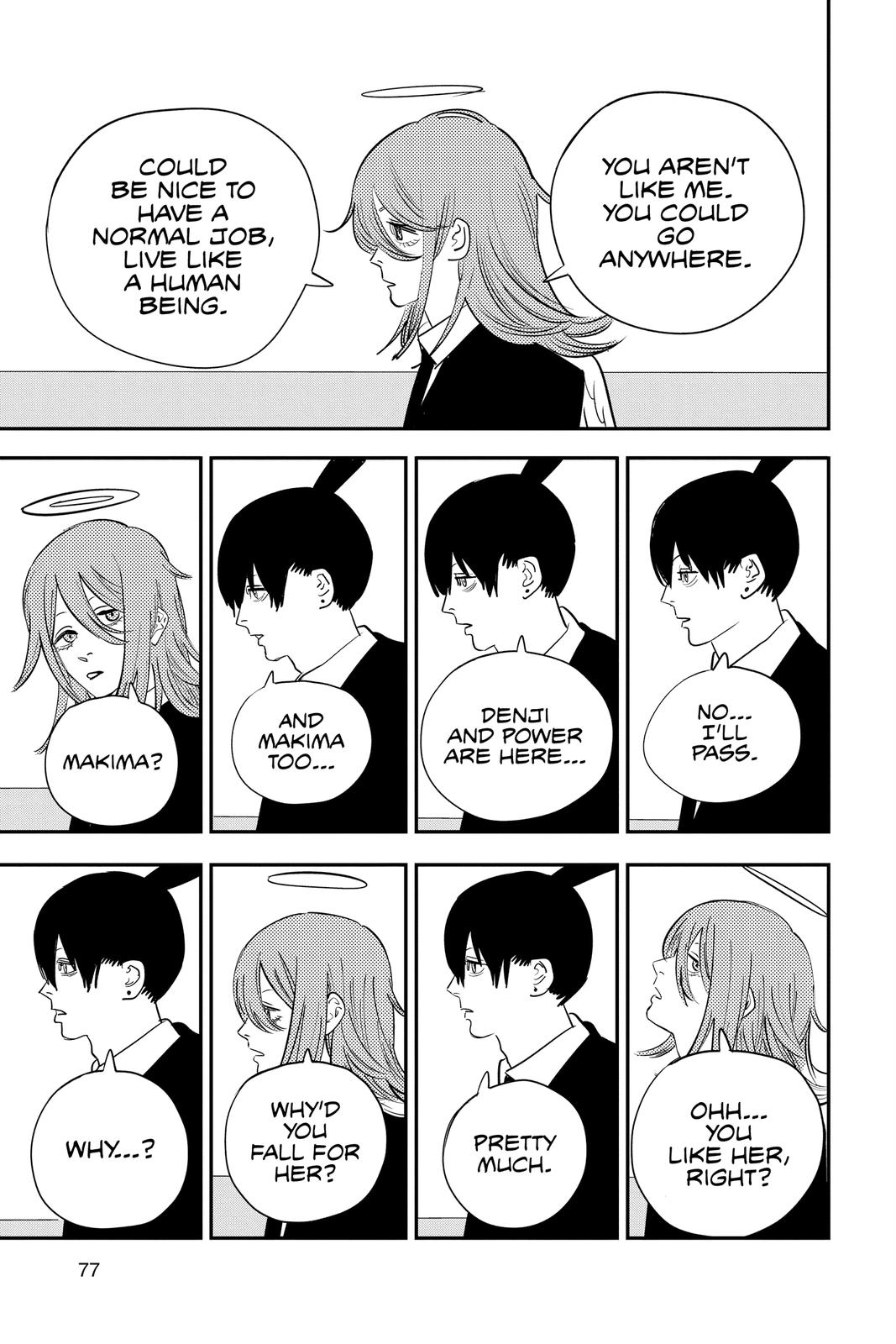 Chainsaw Man Manga Chapter 74 page 7 - What the Waves Say