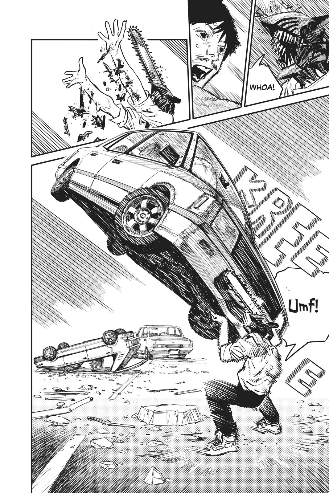 Chainsaw Man Manga Chapter 8 page 14 - Chainsaw vs. Bat