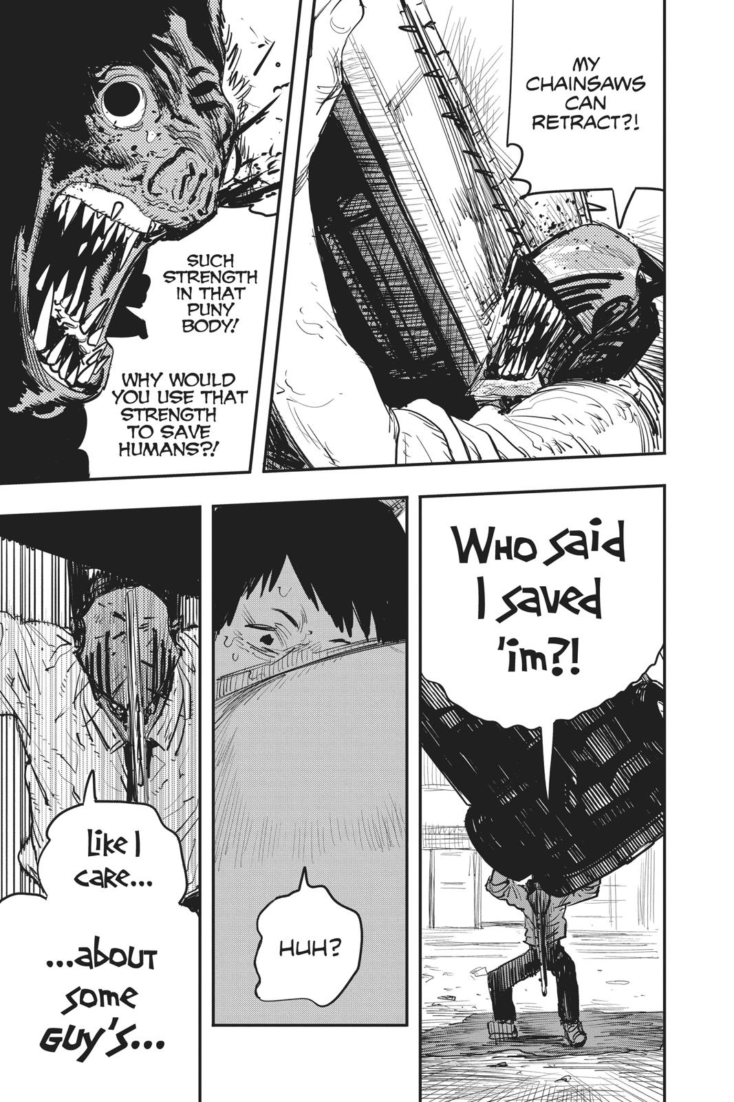Chainsaw Man Manga Chapter 8 page 15 - Chainsaw vs. Bat