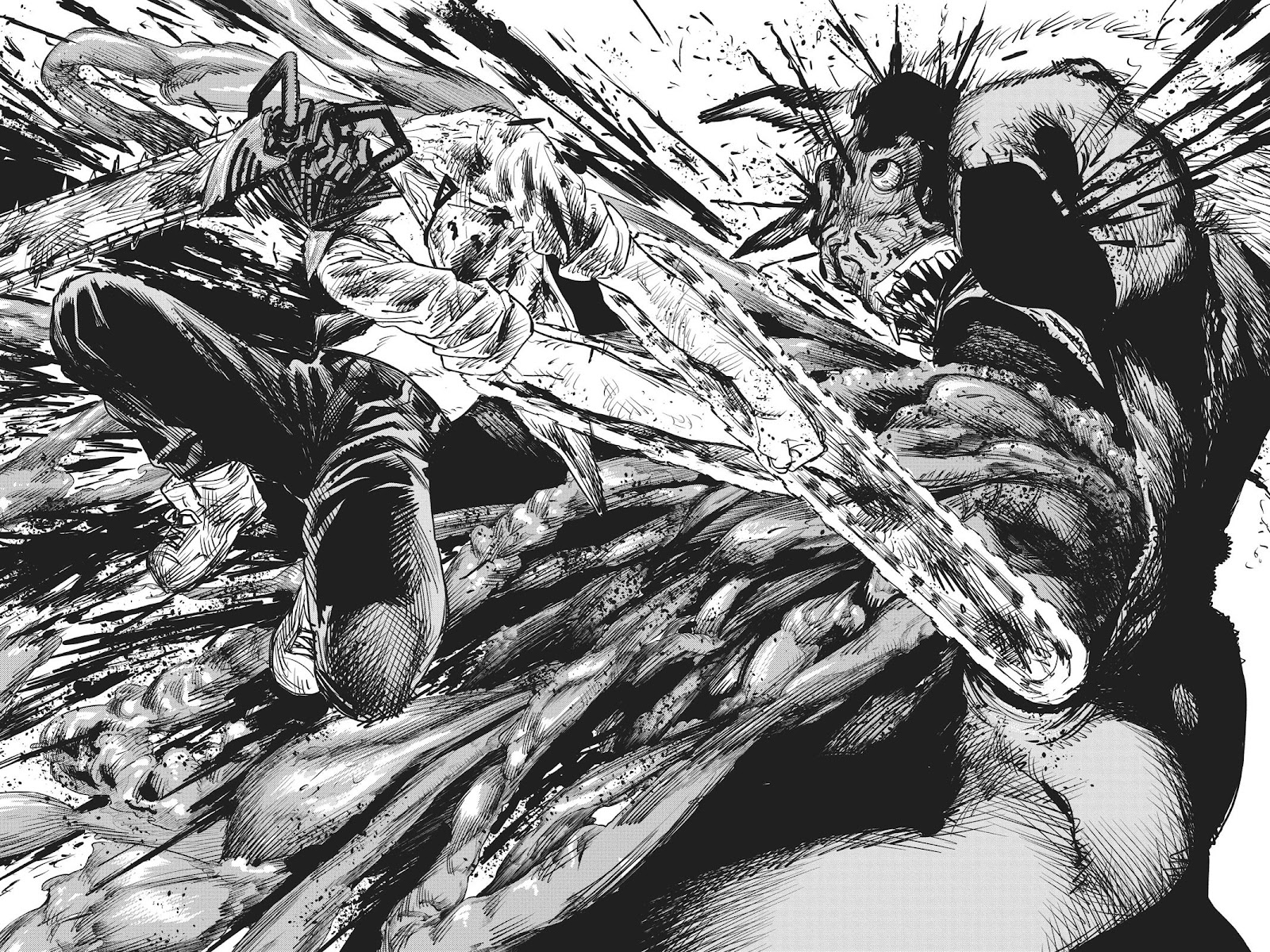 Chainsaw Man Manga Chapter 8 page 24 - Chainsaw vs. Bat