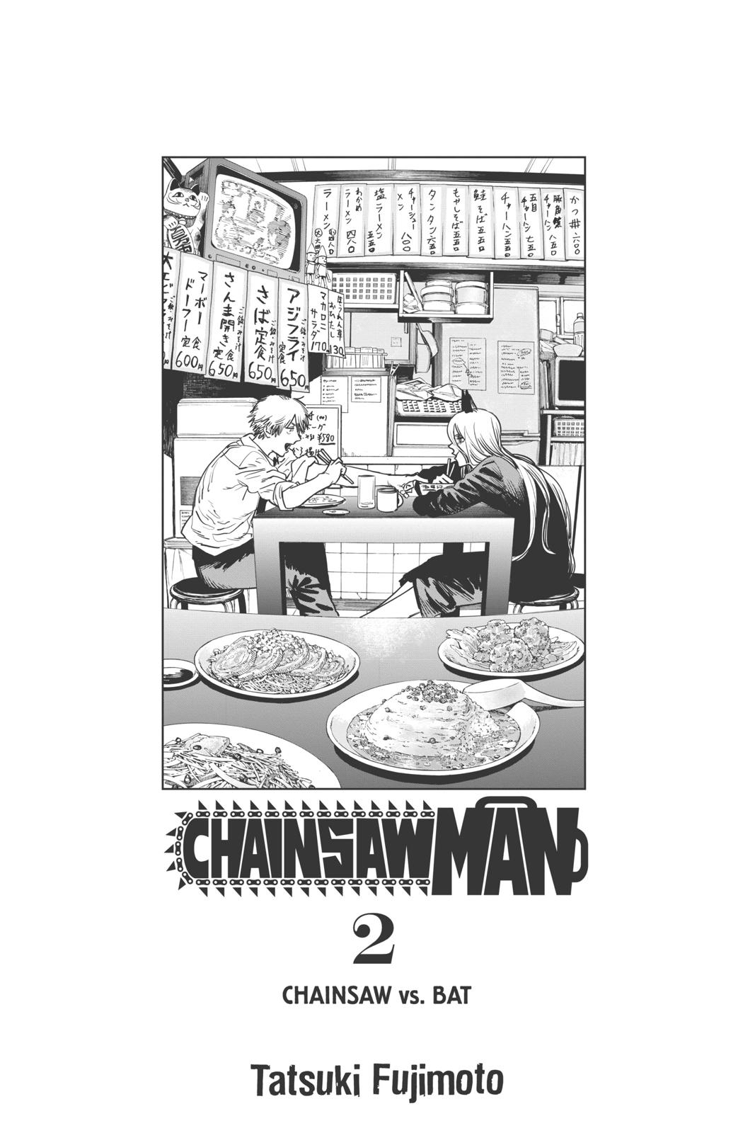 Chainsaw Man Manga Chapter 8 page 4 - Chainsaw vs. Bat