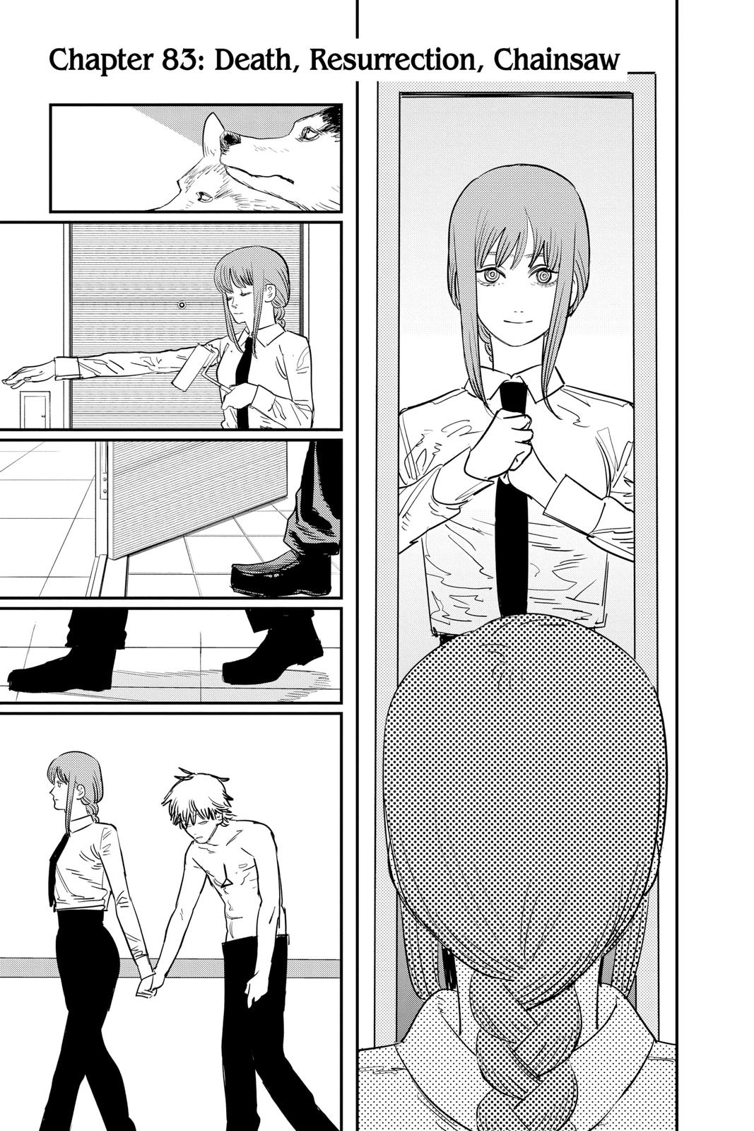Chainsaw Man Manga Chapter 83 page 1 - Death, Resurrection, Chainsaw