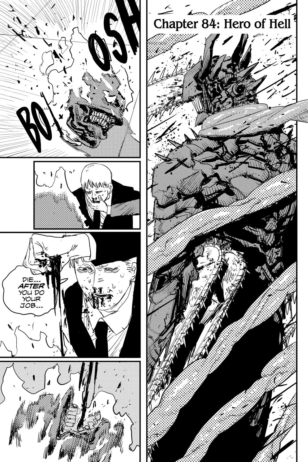 Chainsaw Man Manga Chapter 84 page 1 - Hero of Hell