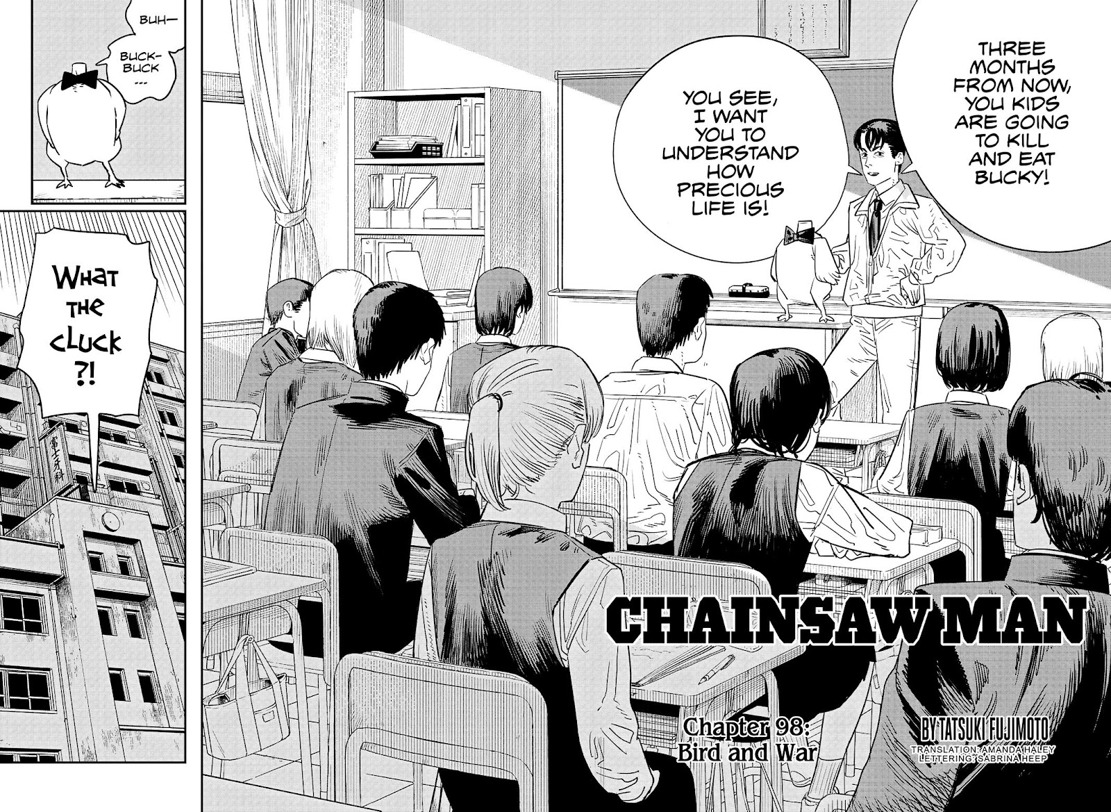 Chainsaw Man Manga Chapter 98 page 2 - Bird and War